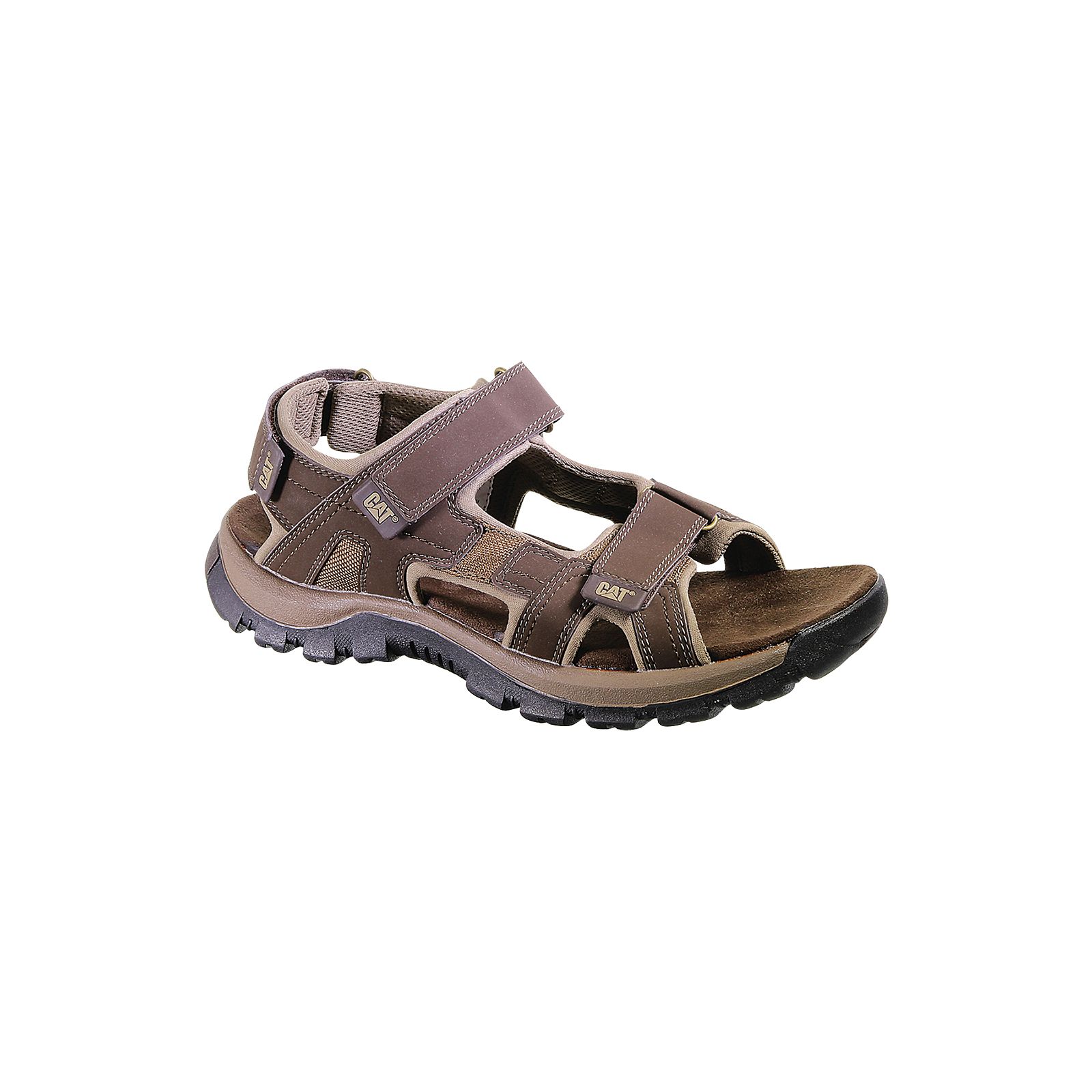 Caterpillar Men's Giles Sandals Dark Brown CAT-65294